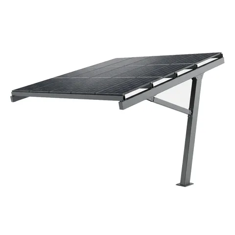 Konzolový solárny prístrešok pre auto