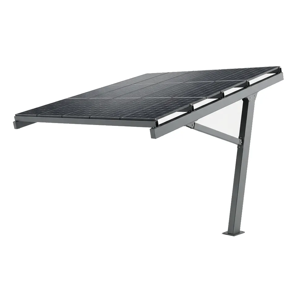 Konzolový solárny prístrešok pre auto