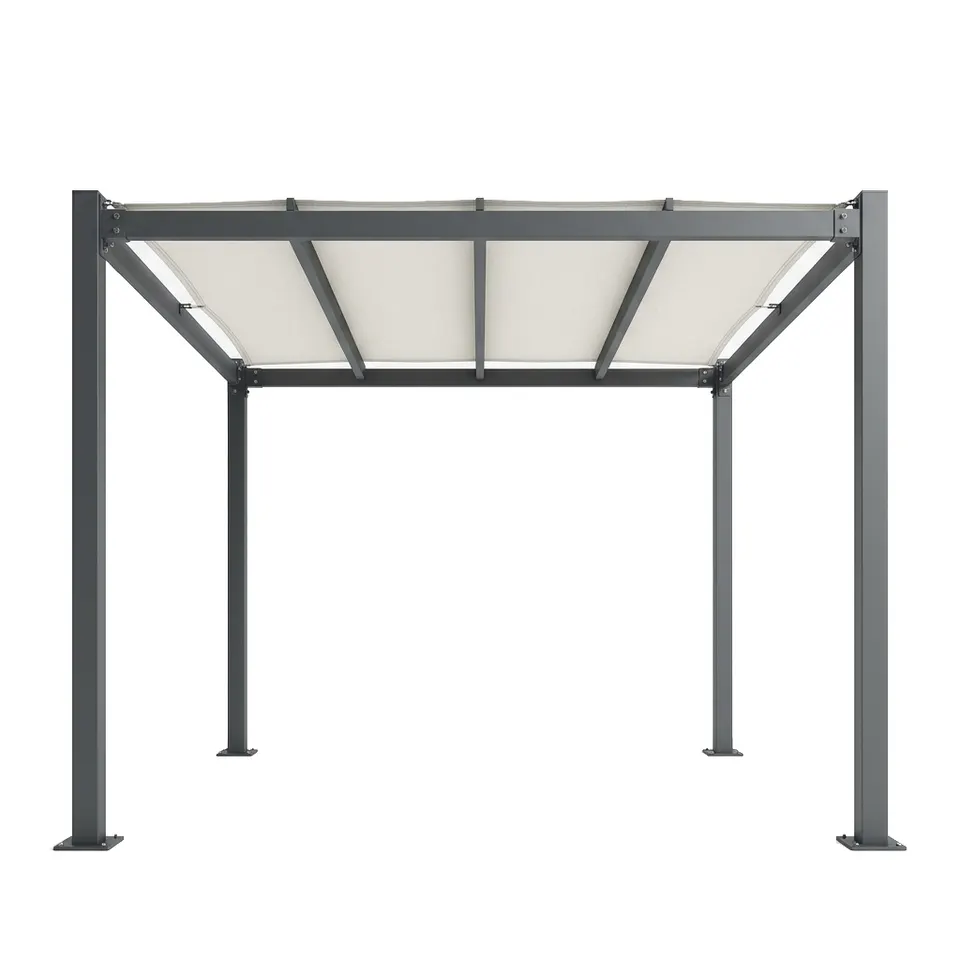 Pergola s textilnou strechou